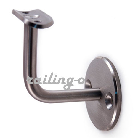 Stainless Steel Wall Rail Bracket with Saddle & Rigid Mounting plate