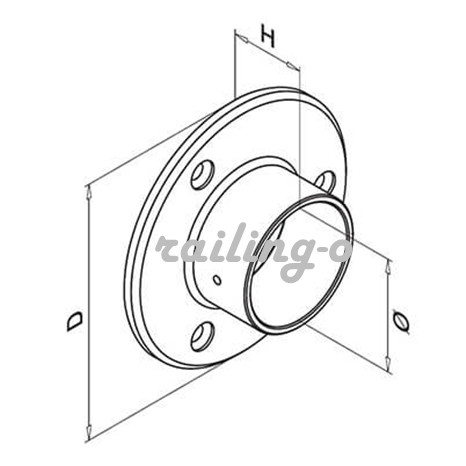 Round Base Plate  Mirror Polish