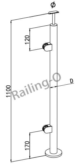 END POST WITH SADDLE