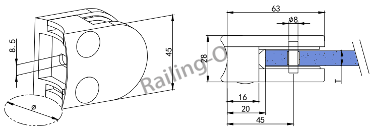 Middle D 63x45x28mm Type