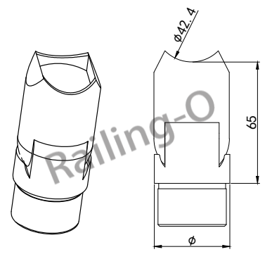 Adjustable tube connector