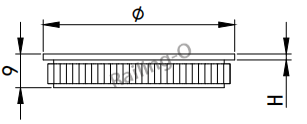 Easy hit tube end cap flat---soild