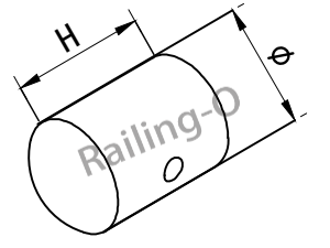 Round End Cap for Balustrade