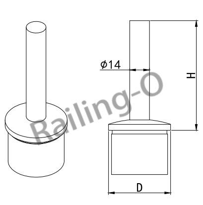 Handrail support