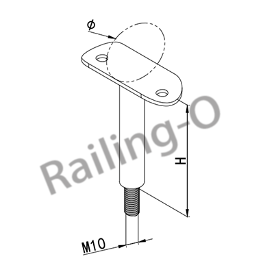 Handrail support