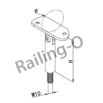 Handrail support