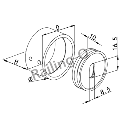 Handrail support