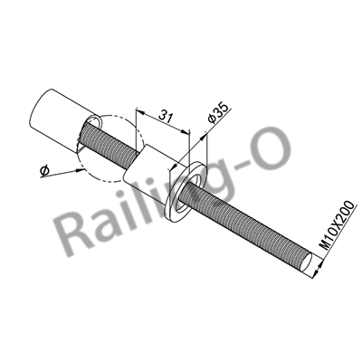 Handrail support