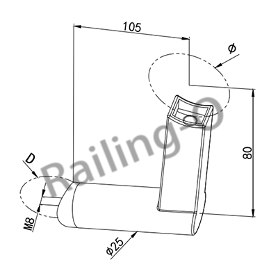 Handrail support