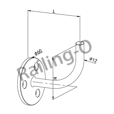 Wall Glass Bracket