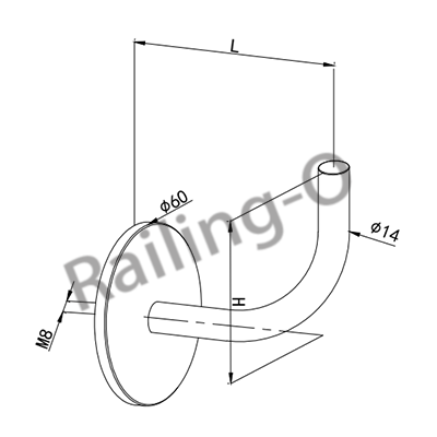 Wall Glass Bracket