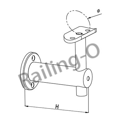 Wall Glass Bracket