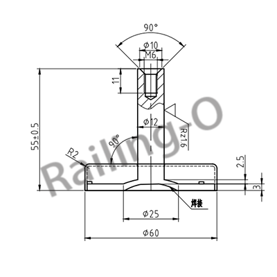 Wall Glass Bracket