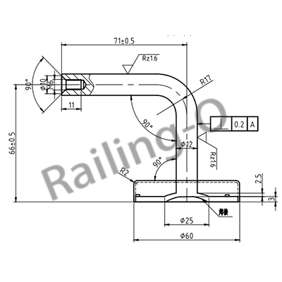 Wall Glass Bracket