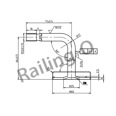 Wall Glass Bracket