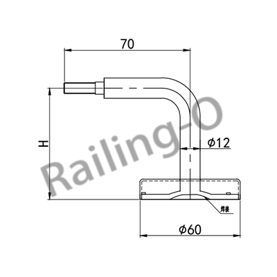 Wall Glass Bracket