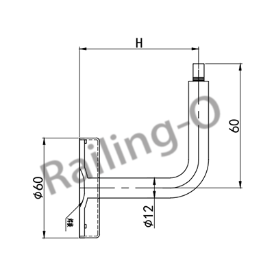 Wall Glass Bracket