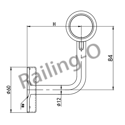 Wall Glass Bracket