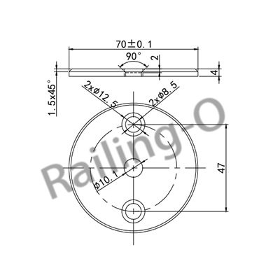 Wall Glass Bracket