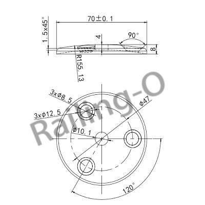 Wall Glass Bracket