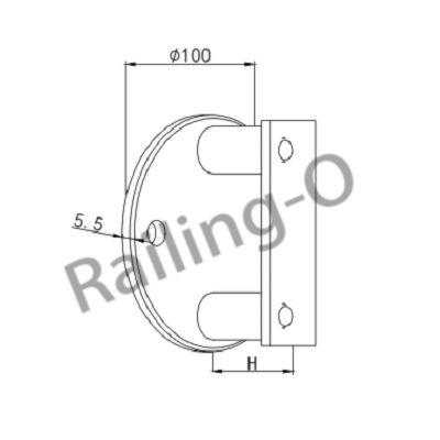 Mount Bracket for Baluster Post