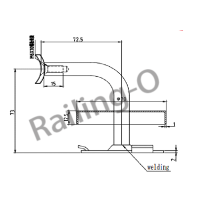 Wall Glass Bracket