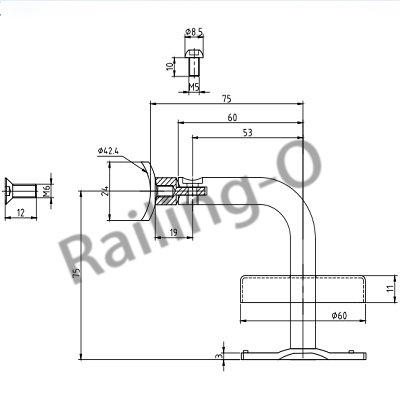 Wall Glass Bracket