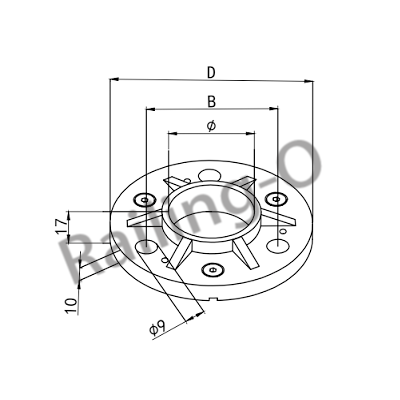 Heavy Duty Cast Base Plate Mill Finish