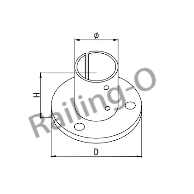 Stainless Steel Round Base Plate