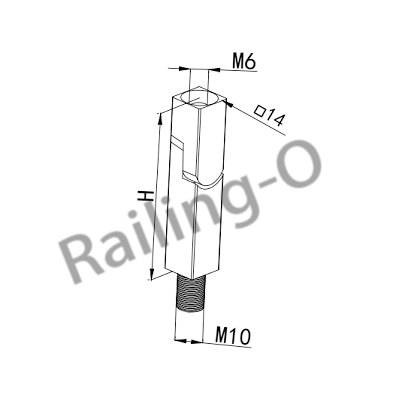 Square Handrail Support