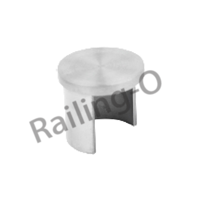 ROUND SLOTTED TUBE FLAT END CAP