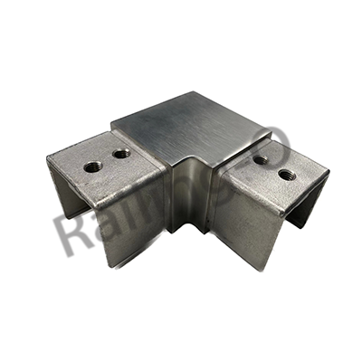 40X40MM SLOT TUBE HORIZONTAL 90° FLUSH JOINT ELBOW