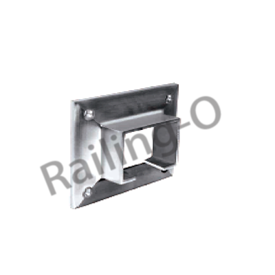 SQUARE TUBE WALL FLANGE FOR STAINLESS STEEL RAILING