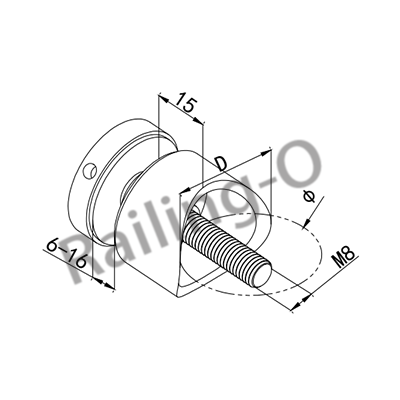 30MM OD Glass Holder