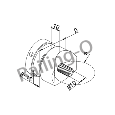 50MM OD Glass Holder