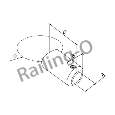 Cross Bar Holder - In-Line End