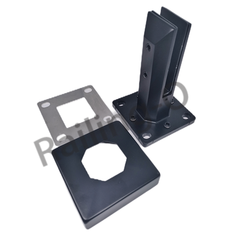 BALUSTRADE SPIGOT SQUARE FLANGED ADJUSTABLE 160MM