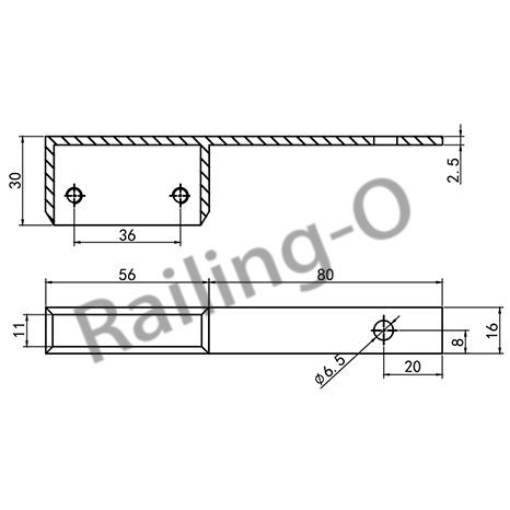 50X10MM SYSTEM  BALUSTRADE