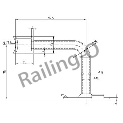 Wall Glass Bracket