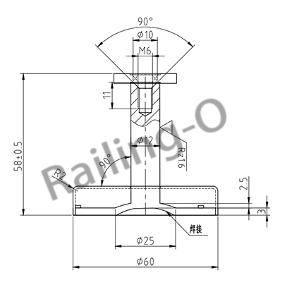 Wall Glass Bracket