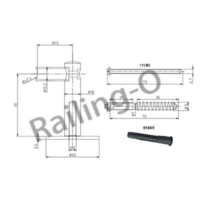 Wall Glass Bracket