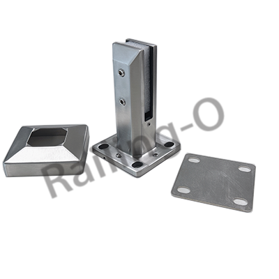 ADJUSTABLE BALUSTRADE SPIGOT SQUARE FLANGED 160MM