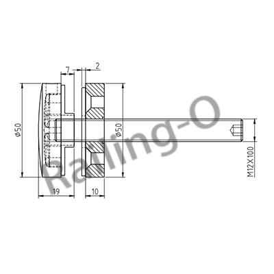 50MM OD Glass Holder