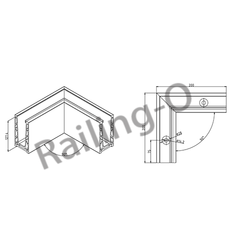 HOLLOW CORNER FOR GROUND