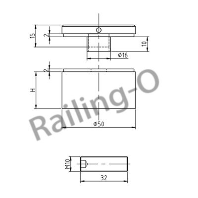 50MM OD Solid Standoffs