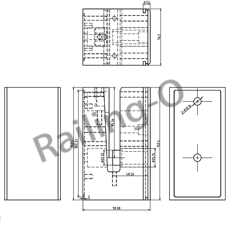 ALUMINUM SPIGOT  152.4MM