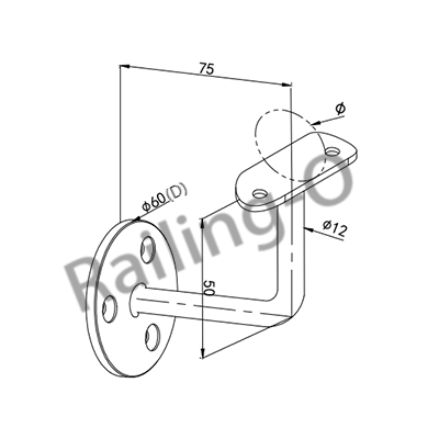 Wall Glass Bracket