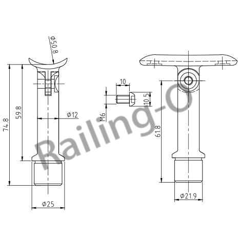 Handrail support