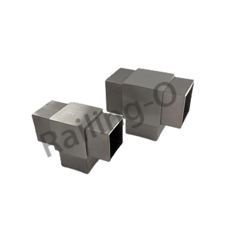 3-Way Square  connector for handrail tube