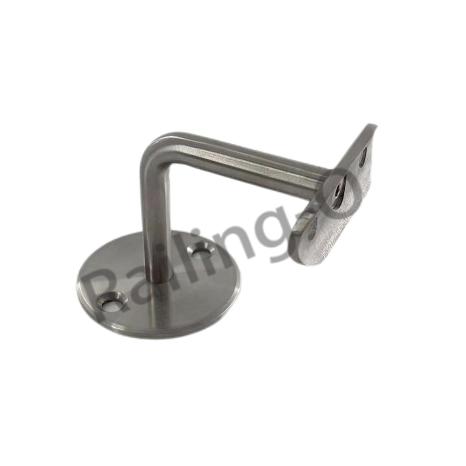 Stainless Steel Wall Rail Bracket with Saddle & Rigid Mounting plate